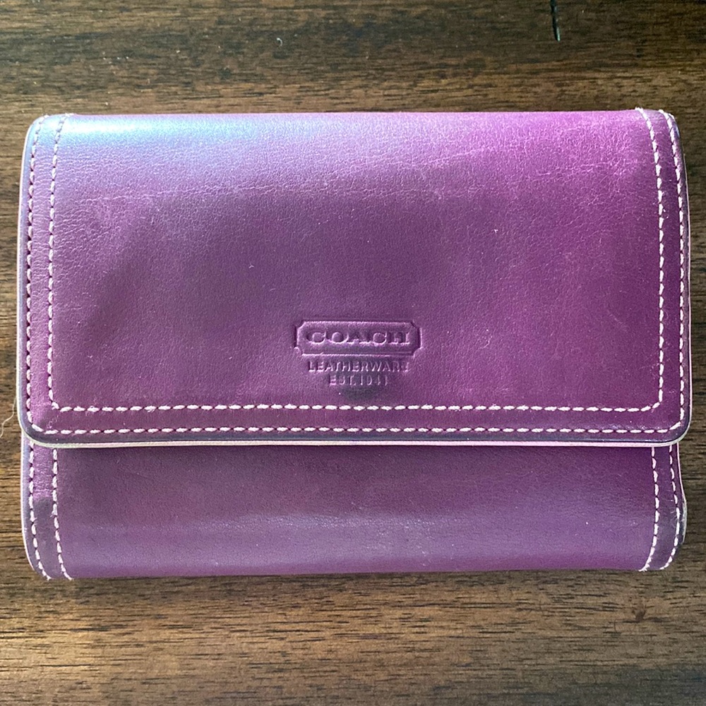 Coach bifold wallet